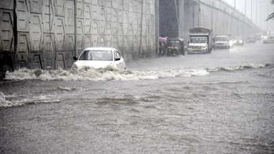 Uttar Pradesh's Ghaziabad district recorded a rainfall of 27.5mm till 8.30am on Tuesday, IMD said. (Sakib Ali/HT Photo) Uttar Pradesh's Ghaziabad district recorded a rainfall of 27.5mm till 8.30am on Tuesday, IMD said. (Sakib Ali/HT Photo)