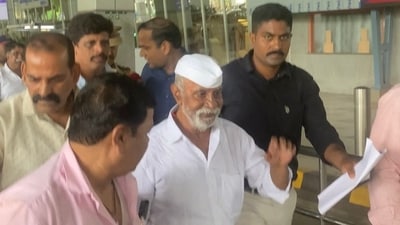 Gangster-turned-politician Arun Gawli. (HT photo)