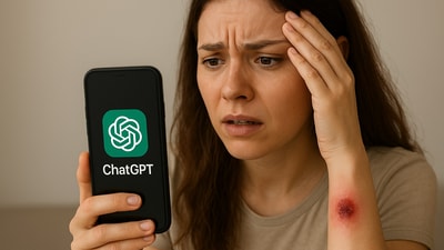 Texas woman credits ChatGPT for urgent hospital visit after severe spider bite. (AI generated image) Texas woman credits ChatGPT for urgent hospital visit after severe spider bite. (AI generated image)
