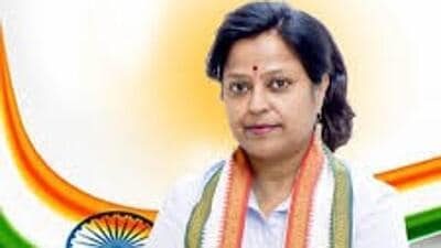 Congress spokesperson Pawan Khera’s wife Kota Neelima. (Facebook) Congress spokesperson Pawan Khera’s wife Kota Neelima. (Facebook)