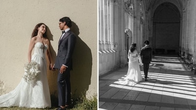 Indian-origin founder Ayush Sharma with his wife Gabriella, whom he met eight years ago at MIT. (X/@ayushswrites) Indian-origin founder Ayush Sharma with his wife Gabriella, whom he met eight years ago at MIT. (X/@ayushswrites)