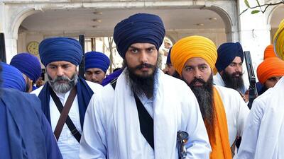 Khadoor Sahib MP and chief of Akali Dal Waris Punjab De Amritpal Singh is lodged in the Dibrugarh Jail in Assam. (REUTERS)