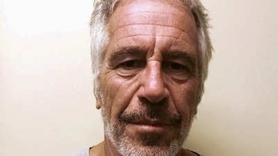 Jeffrey Epstein appears in a photograph taken for the New York State Division of Criminal Justice Services' sex offender registry March 28, 2017. (REUTERS)