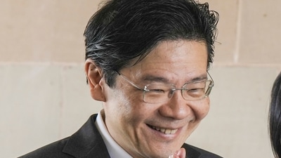 Singapore, Prime Minister Lawrence Wong said, is watching with “great concern” the trade tensions between India and the US and the differences between China and the US. (PTI) Singapore, Prime Minister Lawrence Wong said, is watching with “great concern” the trade tensions between India and the US and the differences between China and the US. (PTI)