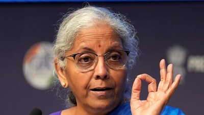 Union Finance Minister Nirmala Sitharaman addresses the media regarding the 56th GST Council meeting, in New Delhi, Wednesday, Sept. 3, 2025 (PTI) Union Finance Minister Nirmala Sitharaman addresses the media regarding the 56th GST Council meeting, in New Delhi, Wednesday, Sept. 3, 2025 (PTI)