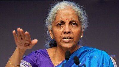 Union Finance Minister Nirmala Sitharaman addresses the media regarding the 56th GST Council meeting, in New Delhi, Wednesday, Sept. 3, 2025. (PTI)