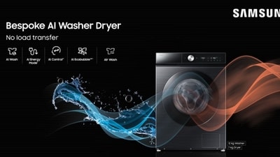 Samsung has introduced its new Bespoke AI Washer Dryer series in India. (Samsung)