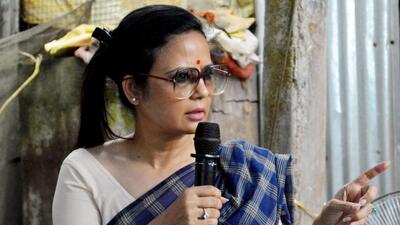 TMC MP Mahua Moitra (ANI) TMC MP Mahua Moitra (ANI)
