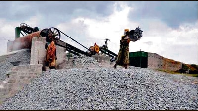 There are 1,051 stone crushers in Haryana. (HT File)