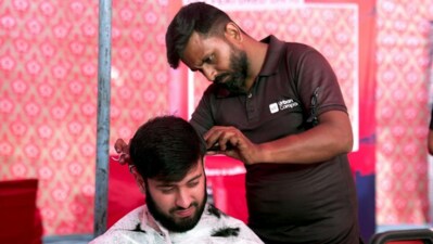 A barber at work for Urban Company. The Urban Company IPO will open for bids on 10 September for at least three days, with an anchor placement on 9 September. (HT) A barber at work for Urban Company. The Urban Company IPO will open for bids on 10 September for at least three days, with an anchor placement on 9 September. (HT)