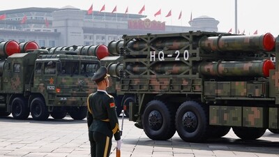 The incident took place on August 29, days before Chinese President Xi Jinping hosted world leaders for the military parade in Beijing. (REUTERS)