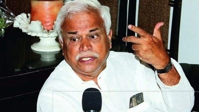 RV Deshpande, Congress MLA for Haliyal in Uttara Kannada. (PTI file)
