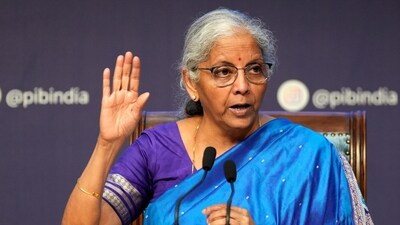 Union finance minister Nirmala Sitharaman addresses the media regarding the 56th GST Council meeting, in New Delhi, Wednesday, Sept. 3, 2025. (PTI) Union finance minister Nirmala Sitharaman addresses the media regarding the 56th GST Council meeting, in New Delhi, Wednesday, Sept. 3, 2025. (PTI)