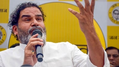 Prashant Kishor has been, for quite some time, piquing political observers by stating his desire to contest from Raghopur, which falls in Vaishali district and is part of Hajipur Lok Sabha constituency, currently represented by Union minister Chirag Paswan. (File/PTI) Prashant Kishor has been, for quite some time, piquing political observers by stating his desire to contest from Raghopur, which falls in Vaishali district and is part of Hajipur Lok Sabha constituency, currently represented by Union minister Chirag Paswan. (File/PTI)