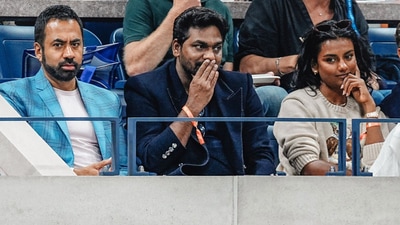 Simone Ashley spotted courtside with comedian Zakir Khan, Kal Penn Simone Ashley spotted courtside with comedian Zakir Khan, Kal Penn
