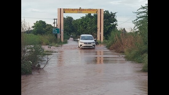 Over the past 24 hours, Punjab’s 19 districts have recorded 60% or more rainfall than the normal. (HT)