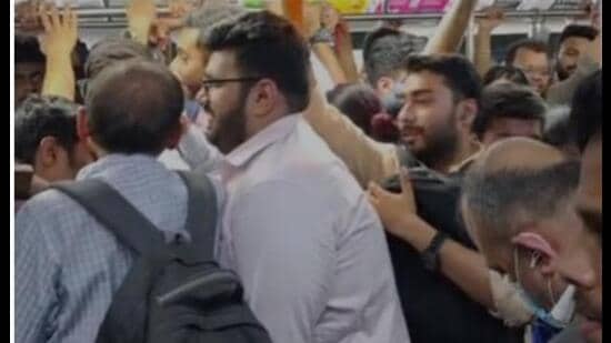 Screengrab from a viral video