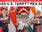 Will Delhi-Singapore talks shift course on US tariffs? MEA clears air