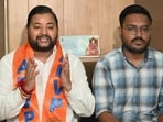 ABVP national secretary Ankit Shukla addressing a press conference in Lucknow on September 4. (HT photo) ABVP national secretary Ankit Shukla addressing a press conference in Lucknow on September 4. (HT photo)