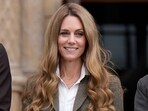 Britain's Kate, Princess of Wales, debuts new blonde hair during recent public outing.
