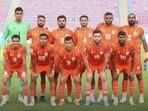 The Indian team lines up ahead of a match in the ongoing CAFA Nations Cup 2025.