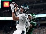 File photo of Elijah Cooks #86 of the Philadelphia Eagles File photo of Elijah Cooks #86 of the Philadelphia Eagles
