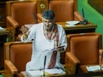Karnataka Deputy Chief Minister DK Shivakumar in Bengaluru.