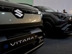 Maruti Suzuki's eVitara at the company's plant Hansalpur, Gujarat.