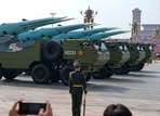 YJ-17, hypersonic anti-ship missiles, pass during a military parade to commemorate the 80th anniversary of Japan's World War II surrender held in front of Tiananmen Gate in Beijing, Wednesday, Sept. 3 YJ-17, hypersonic anti-ship missiles, pass during a military parade to commemorate the 80th anniversary of Japan's World War II surrender held in front of Tiananmen Gate in Beijing, Wednesday, Sept. 3