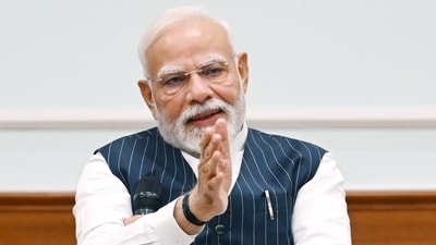 Prime Minister Narendra Modi interacts with the National Awardee Teachers at his residence, in New Delhi on Thursday. (DPR PMO/ANI) Prime Minister Narendra Modi interacts with the National Awardee Teachers at his residence, in New Delhi on Thursday. (DPR PMO/ANI)