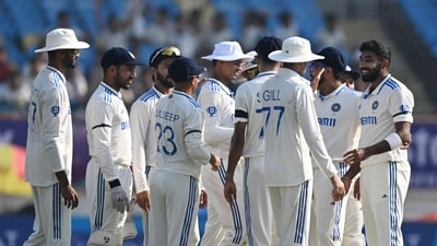 Indian cricketers wearing black armbands to pay tribute to Dattajirao Gaikwad (AFP) Indian cricketers wearing black armbands to pay tribute to Dattajirao Gaikwad (AFP)
