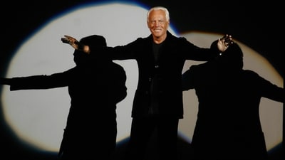 Giorgio Armani died at home at 91, the fashion house said. (AP) Giorgio Armani died at home at 91, the fashion house said. (AP)
