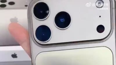 iPhone 17 Pro is expected to get a revamped camera module. (X User: @ZionsAnvin)