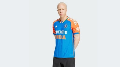 The Indian cricket team’s T20I jersey is now available at 80% off on Adidas’ official online store. (Adidas) The Indian cricket team’s T20I jersey is now available at 80% off on Adidas’ official online store. (Adidas)