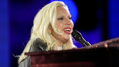 Lady Gaga performs during a campaign rally for Democratic presidential nominee Vice President Kamala Harris (AP) Lady Gaga performs during a campaign rally for Democratic presidential nominee Vice President Kamala Harris (AP)