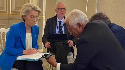 Modi reiterated India’s consistent support for peaceful resolution of the Ukraine conflict and early restoration of peace and stability (X/eucopresident) Modi reiterated India’s consistent support for peaceful resolution of the Ukraine conflict and early restoration of peace and stability (X/eucopresident)