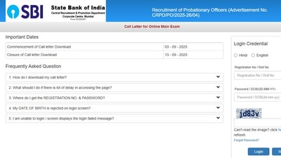 SBI PO Mains Admit Card 2025 is out at sbi.co.in. The direct link to download hall tickets is given here. SBI PO Mains Admit Card 2025 is out at sbi.co.in. The direct link to download hall tickets is given here.