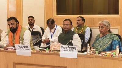 The GST Council’s decision needs to be praised as it has given a boost, both material as well as sentimental, to consumer sentiment, especially among the non-rich, ahead of the critical festive season. (@FinMinIndia X via PTI) The GST Council’s decision needs to be praised as it has given a boost, both material as well as sentimental, to consumer sentiment, especially among the non-rich, ahead of the critical festive season. (@FinMinIndia X via PTI)