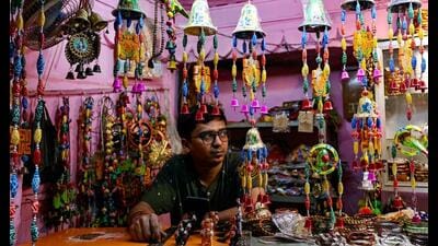 The tariffs have had a particularly painful impact on Rajasthan. The pain is most acutely felt by smaller businesses and MSMEs that often secure loans against export orders and now face a scenario where they will be unable to repay these loans. (AFP)