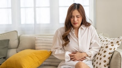 Kidney stones trigger sudden abdominal pain too. (Shutterstock) Kidney stones trigger sudden abdominal pain too. (Shutterstock)