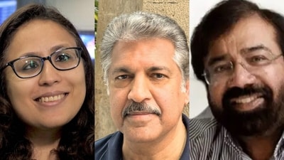 MD and CEO of Edelweiss Asset Management Radhika Gupta, chairman of Mahindra Group Anand Mahindra and industrialist Harsh Goenka.