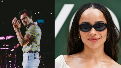 Harry Styles and Zoë Kravitz were seen holding hands in Brooklyn, sparking romance rumors. An insider claims to TMZ, they have a 'friends with benefits' arrangement. (@Harry_Styles/X, Photo by Jordan Strauss/Invision/AP)