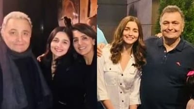 Alia Bhatt with the Kapoor khandan Alia Bhatt with the Kapoor khandan