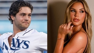 TJ and Iris were paired on Love Island USA Season 7 until the former's exit from the show. (X/@MLB and Instagram/iriskendall) TJ and Iris were paired on Love Island USA Season 7 until the former's exit from the show. (X/@MLB and Instagram/iriskendall)