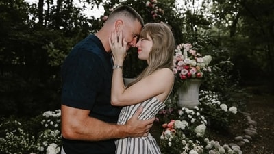 Travis Kelce proposed to Taylor Swift at his $6M Kansas City mansion (Instagram/taylorswift) Travis Kelce proposed to Taylor Swift at his $6M Kansas City mansion (Instagram/taylorswift)