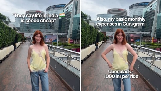 The Russian woman has been living in India for the past two years. (Instagram/@meowvi.vi)