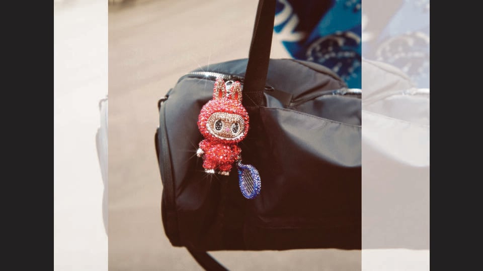Everybody go home. The Labubu has peaked with Naomi Osaka’s bejewelled version. (Instagram/@naomiosaka)