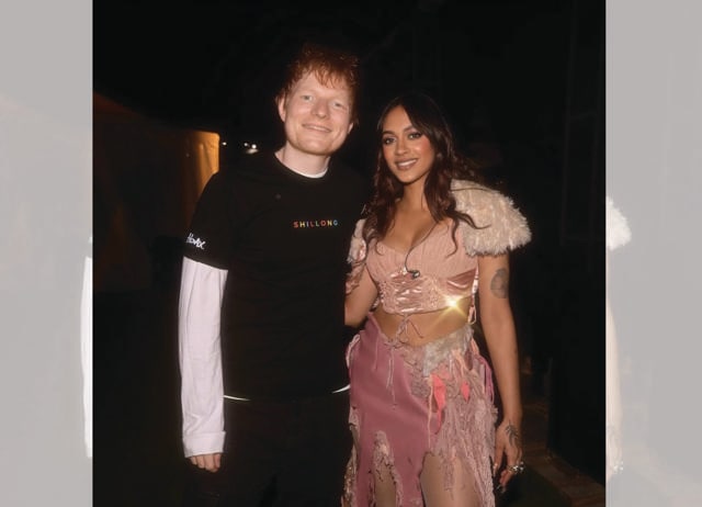Singer-songwriter Kayan opened for Ed Sheeran at a gig in Shillong this year. (NSTAGRAM/@KAYAN.A) Singer-songwriter Kayan opened for Ed Sheeran at a gig in Shillong this year. (NSTAGRAM/@KAYAN.A)