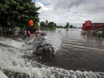 Even before the floods, a significant portion of the road network was in urgent need of repairs. To address this, Punjab had borrowed <span class='webrupee'>₹</span>1,600 crore to upgrade nearly 12,000 km of rural roads. (ANI photo) Even before the floods, a significant portion of the road network was in urgent need of repairs. To address this, Punjab had borrowed <span class='webrupee'>₹</span>1,600 crore to upgrade nearly 12,000 km of rural roads. (ANI photo)