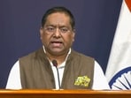 FILE: Randhir Jaiswal during the weekly MEA press briefing in New Delhi.